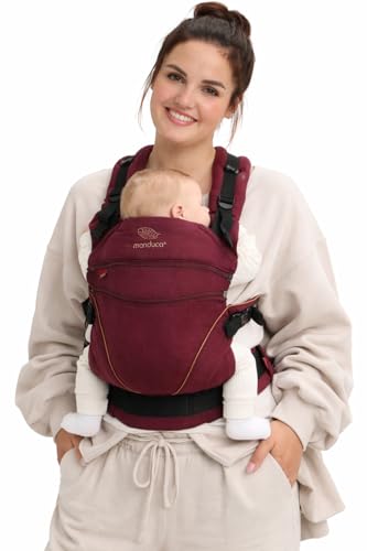 Imagen de manduca XT Portabebe > denimberry-toffee < Mochila Ergonomica Portabebe