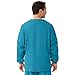 Medline AngelStat Unisex Snap-Front Warm-Up Scrub Jacket, Peacock, Size X-Small