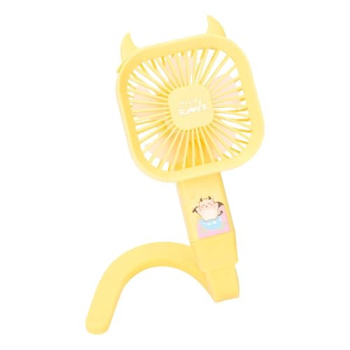 Ventilador portátil para cochecito – Enfriador portátil de silicona flexible 3 velocidades | Ventiladores refrescantes para cochecitos y niños – Para asientos de coche, bicicletas, patinetes