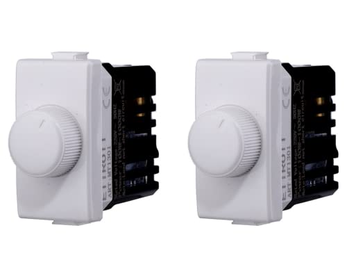 2 pcs Regolatore Dimmer, Compatibile Con Bticino Matix