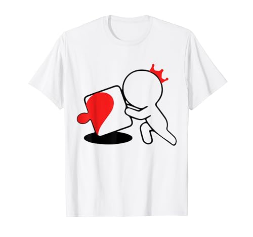 Duo couple assortis puzzle femme amoureux humour love homme T-Shirt