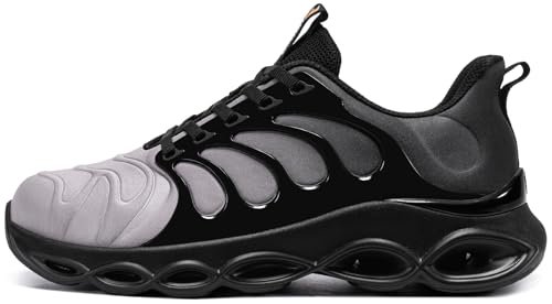 Steel Toe Shoes for Men Comfortable Safety Shoes Work Lightweight Steel Toe Sneakers Breathable Safety Sneakers Industrial Work Footwear - Image 3