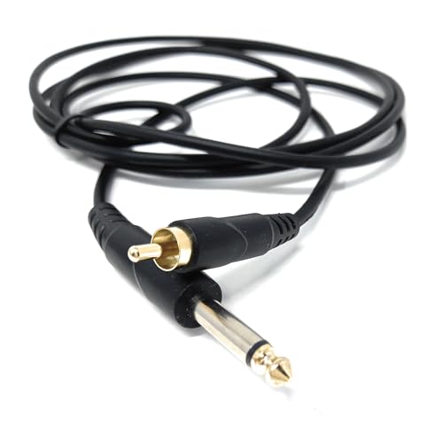 Cable de audio RCA a Jack 6.35 mm para controladores DJ en cabinas de sonido