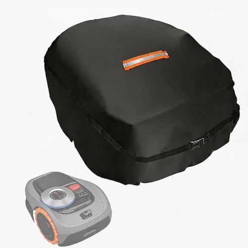 Funda para Robot Cortacésped para STIHL iMOW RMI 632 C, Cubierta 420D Oxford para Guardar el Cortacésped Automático, Protección para Jardín, Terraza y Garaje