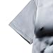 Unisex 3D Fake Abs T Shirts Novelty Tees Shirt Shredded Chest Printed Short Sleeve Funny Muscle Pattern Costume