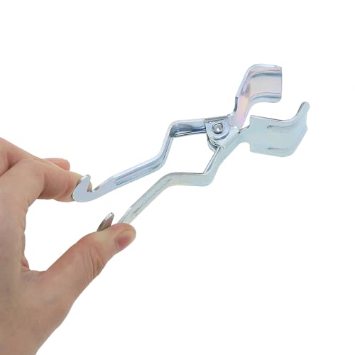 ZZHXSM 2PCS 11x7cm Outdoor Multifunctional Clip Hook Camping Hook Clip Fixed Clip Metal Lightweight Portable Tent Lantern Hook Hanging Clip for Clothing Hook Camping Hook Lantern Stand Tent Pole Clip - Thumbnail 4