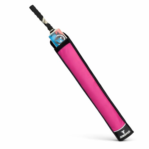 Image of Cricket Bat Cover | Waterproof Polyester Bat Carry Bag with Adjustable Strap | Durable & Lightweight | Suitable for All Standard Cricket Bats (JPBTBAG01) (Pink)