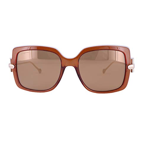 Salvatore Ferragamo SF913SL Brown/Solid Brown Mirror One Size2