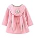 Baby Girl's Toddler Fall Winter Coat Jacket Outerwear Ears Hoodie(6,Pink)