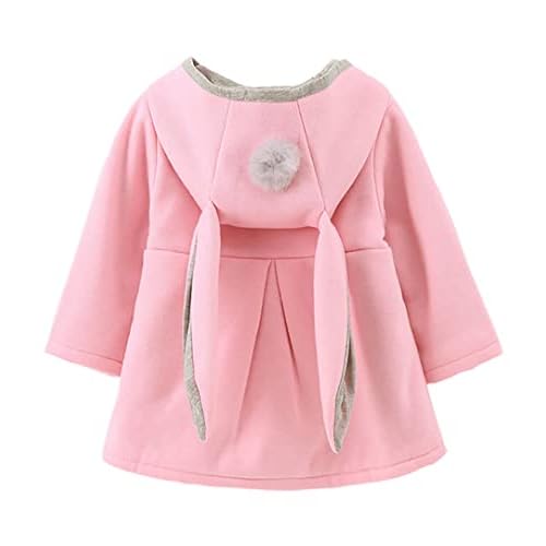 Favorland Baby Girl’s Toddler Kids Fall Winter Coat Jacket Outerwear Ears Hood Hoodie