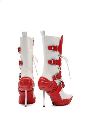 Tsrenlmln Women's Ankle Boots High Heel Boots Fashion Pointed Toe Heel Pull-On High Heel comfort Booties2