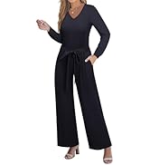 Amazon.com: Nlife Tank Top Sleeveless Flare Jumpsuit with