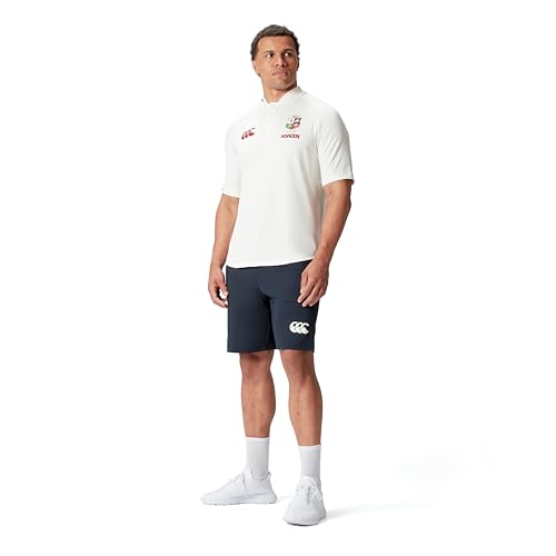 British & Irish Lions Men's Canterbury 2025 Polo, Egret, S