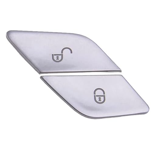 Autocollants de réparation chromés premium pour boutons Mercedes Classe E W213