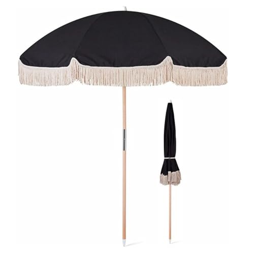 Parasol d'extérieur pour balcon ombrage noir gothique contre la chaleur