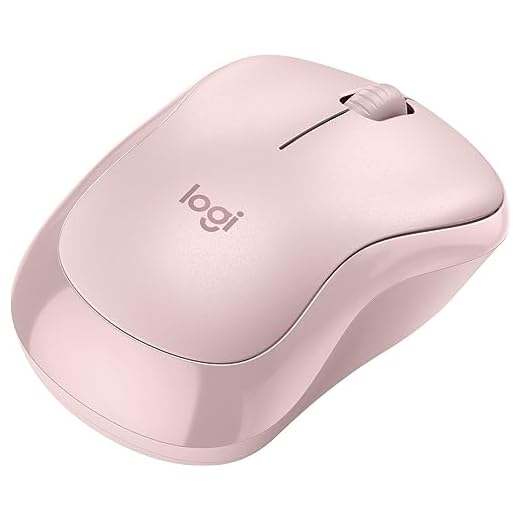 Logitech M220 trådlös mus, tysta knappar, 2,4 GHz med USB-mottagare, 1000 DPI optisk spårning, 18 månaders batterilivslängd, ambidextrous PC / Mac / bärbar dator - Rosa