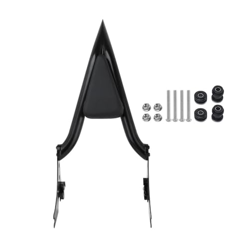 Dossier moto arrière robuste en acier noir pour passager Sportster XL 883 1200