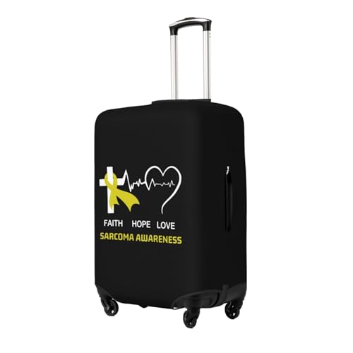 Sarcoma Awareness Travel Luggage Cover Suitable for 18-32 inch Luggage Cases3