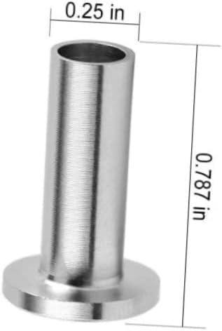 65Pcs Stainless Steel Balustrade Cable Protector Sleeve with Drill Bit Durable Wire Protector for Deck Railing Outdoor Indoor Use Prevents Cable Damage Vibration