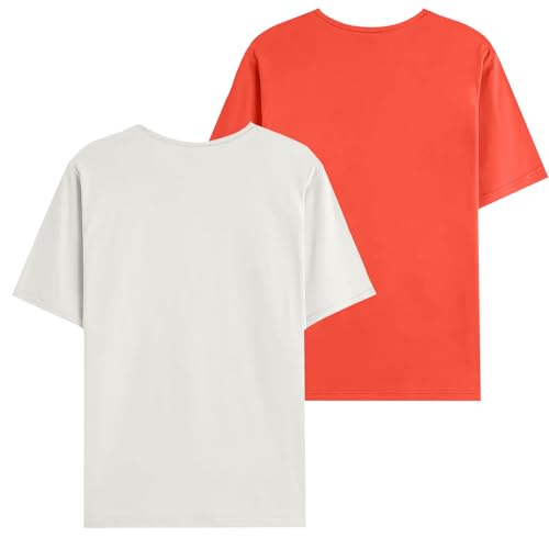 Image of JUGULAR Men's Half Sleeve Cotton Printed Combo Tshirt (Pack of 2)