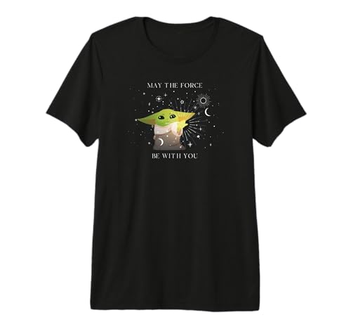 T-shirt Grogu Force Be With You en coton premium finitions haut de gamme durables