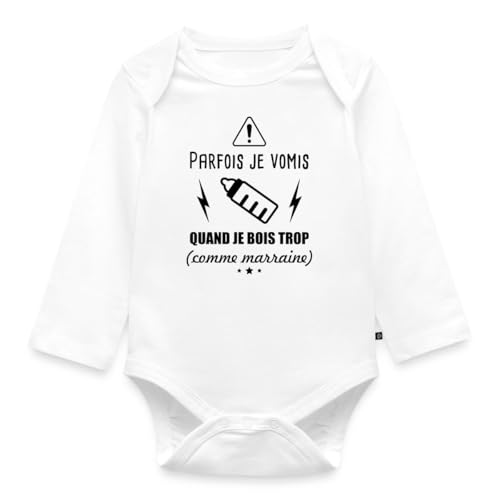 Body bébé manches longues coton bio Spreadshirt humour de famille