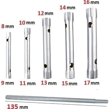 Mayaglory 6 Parça Kovan Anahtarı Seti – Torklu Buji Sökme Takma Takımı – 8-9/10-11/12-13/14-15/16-17 mm – Cırcır Uyumlu Kovan Lokma Anahtar Takımı – El Aletleri İçin Metal Dayanıklı