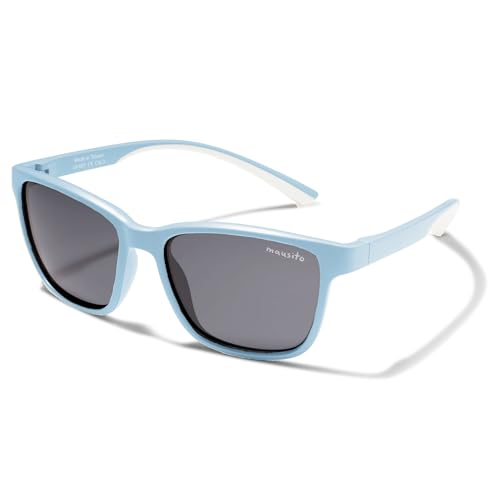 Mausito Sonnenbrille Kinder für Jungen (6-10 Jahre) flexible Bügel | UV-Filter & Kategorie 3 Gläser | Europäisches Design | Material aus TPEE & Polycarbonat