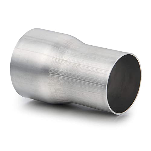 Image of Exhaust Adapter Connector 2 inch ID to 2.5 inch ID, A-KARCK Exhaust Pipe Reducer 4 inch Overall Length 304 Stainless Steel