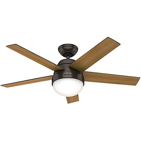 Hunter Fan, Ventilador de Techo Stile con Luz y Control Remoto Cover