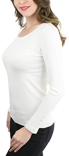 Image of ToBeInStyle Women's Classic Long Sleeve V-Neck Pullover Sweater