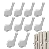 10 Stück Handtuchhalter ohne Bohren, robust, für Mäntel, für Zuhause, Handtuchhalter, beheizt,...