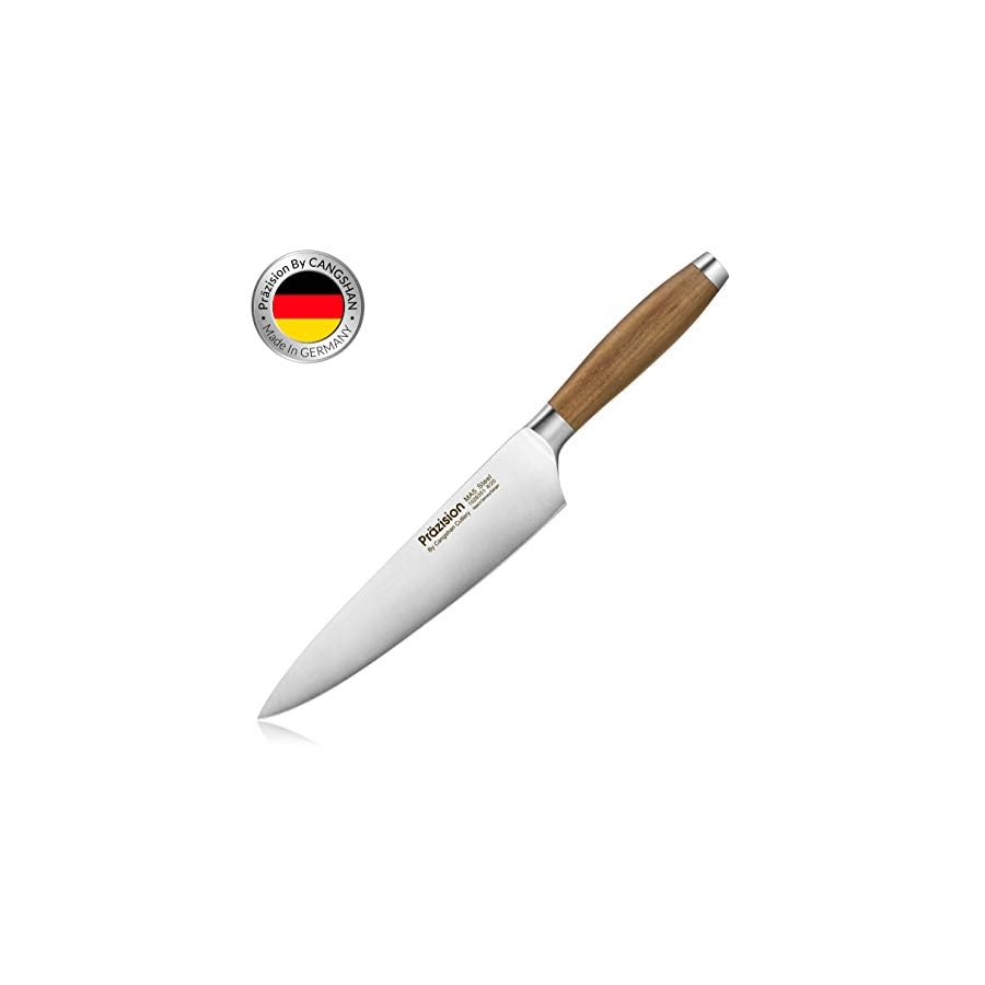 Prazision-Collection-By-Cangshan-German-MA5-Steel-8-Inch-Chefs-Knife-Made-in-SOLINGEN-Germany Prazision Collection By Cangshan, German MA5 Steel 8-Inch Chef's Knife, Made in SOLINGEN, Germany