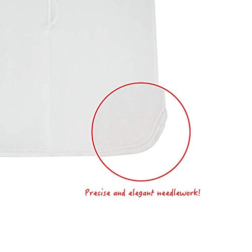 Image of Reusable Filter Bags - 12 inch X 12 inch Washable Mesh Bag for Straining Food /Cold Brew Coffee,Food Grade BPA-Free Cheesecloth,Multiple Usage for Nut Milk Fruit Wine Juice Filter (2, 12 inch X 12 inch)
