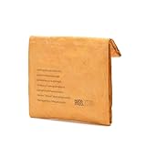 HANAMIZU 携帯ゴミ箱 花粉バッグ タイベック 約14×12.5cm 耐水 長持ち 軽い 携帯ゴミ入れ イエロー 花粉症 ギフト プレゼント