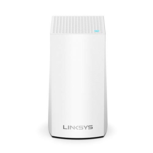 Linksys Velop Mesh Home WiFi System, 1,500 Sq. ft Coverage, 10+ Devices, Speeds up to (AC1300) 1.3Gbps - WHW0101