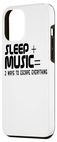Coque pour iPhone 13 Pro Max Sleep And Music Two Ways To Escape Everything - Drôle – vue 2