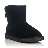 Fabricado en España MTNG Collection 57454, Botas de Nieve para Mujer, Negro (Suede Negro C30659), 40 EU