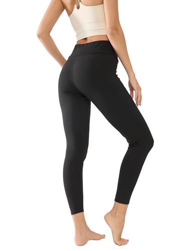 INVICTUSY 3 PCS Women High Waisted Leggings Soft Athletic Tummy Control Yoga Pants Workout Athletic — view 3