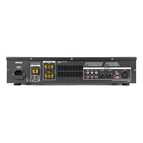 Power Dynamics PRM1202 100V versterker met Bluetooth - 2-zones - 2x 120W - Image 6