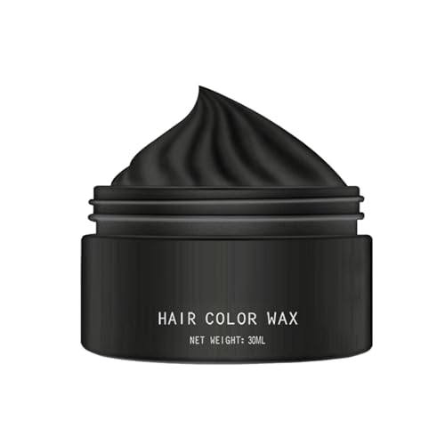 Color de cabello temporal: instantánea de peinado, tinte de color de cabello natural | Cambio de color fácil de lavado crema para el tinte, arcillas de peinado para hombres, mujeres, jóvenes, fie