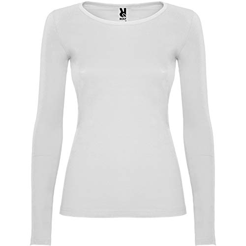 ROLY Camiseta Extreme 1218 Mujer Manga Larga Blanco 01 S