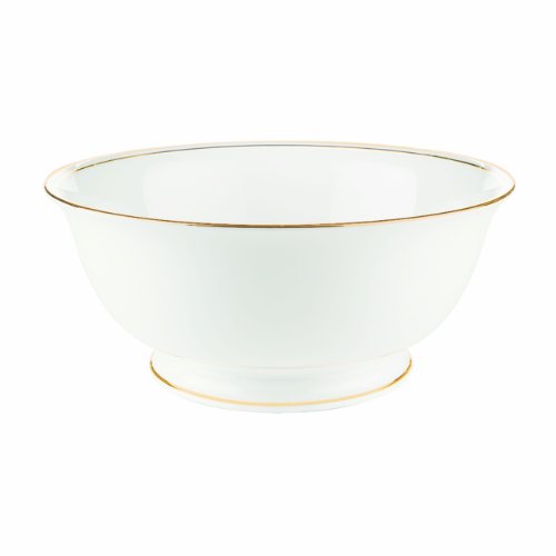 Lenox Federal Gold Serving Bowl, White #TOP17