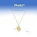 Plenky Charm Necklace－14K Gold Plated Conch Shell Necklace Gold Shell Seashell Necklace Summe Beach Necklaces for Women Dainty Simple Jewelry for Women