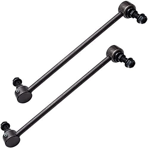 Image of Detroit Axle - 10pc Front End Suspension Kit for 01-03 Chrysler Voyager, 01-04 Town & Country Dodge Grand Caravan, 2 Lower Control Arms Ball Joints 4 Front Rear Sway Bars 4 Inner Outer Tie Rods