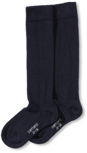 Camano Jungen Kniestrümpfe 3902, 2er Pack, Gr. 31-34, Blau (Navy...