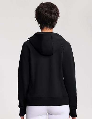 THE GYM PEOPLE Women's Zip Up Hoodies Fleece Workout Jackets Sweatshirts with Pockets Thumb Hole2