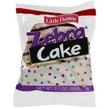 Little Debbie Vending Zebra Cakes, 3.1 ounce -- 54 per case.