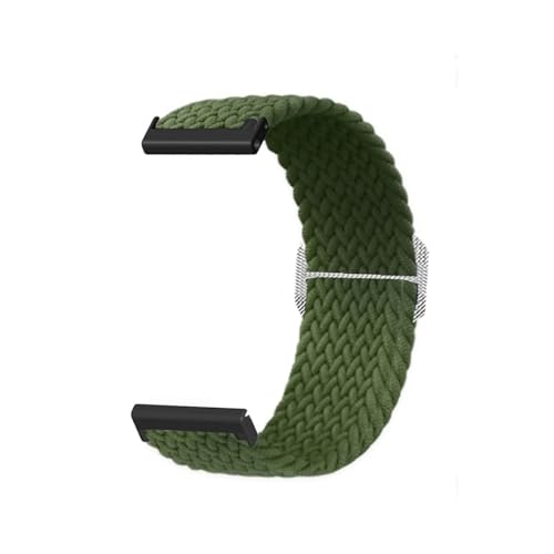 24mm�i�C���������O�҂݃x���g�ɓK������Suunto 7/9/D 5 I/Spartan HR Baro�ւ����X�g�o���h(Green,24mm Width)