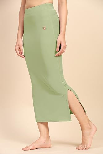 Image of TRENDMALLS Women's Polyester Spandex Stretchable Straight Saree Shapewear Petticoat for Women, Cotton Blended, Skirts for Women, Saree Shaper